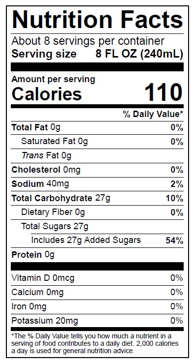 Full Sugar Lemonade 2l